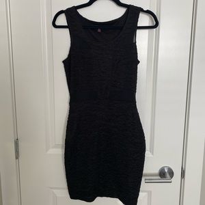 Material Girl black bodycon dress